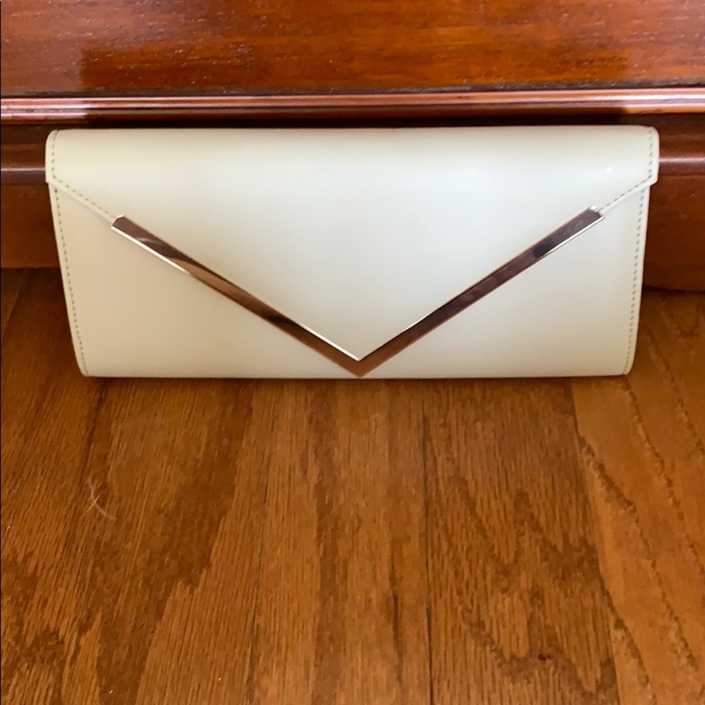 Aldo Cream/ tan Clutch